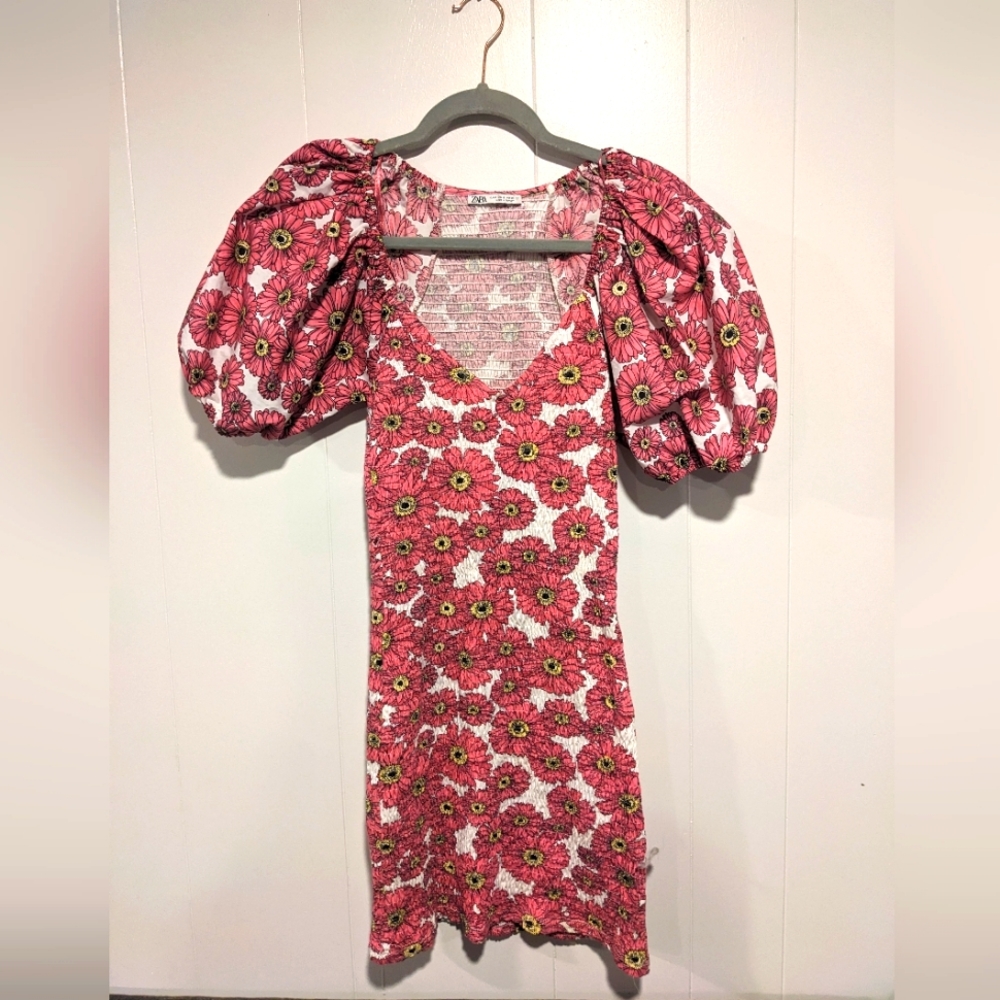 Zara scrunchie dress!